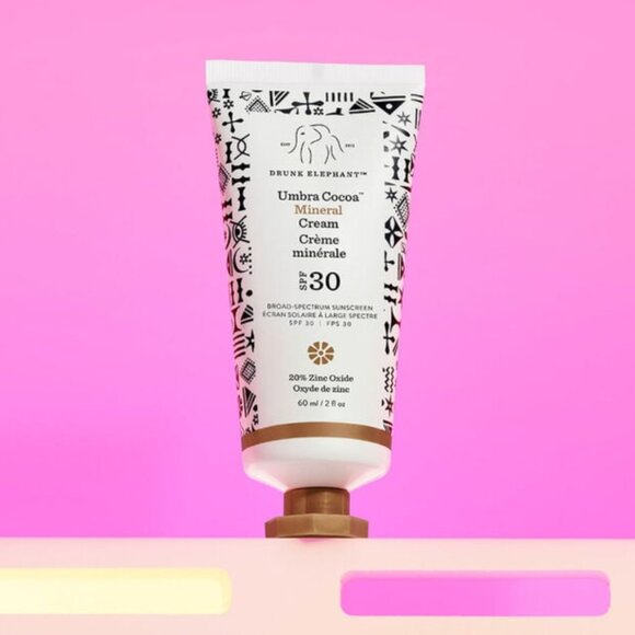 Drunk Elephant Umbra Cocoa™ Mineral Cream SPF 30/Broad-Spectrum | NEW SKINCARE - Picture 1 of 4